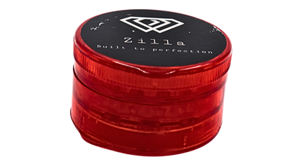 Zilla Red Plastic Grinder(3 Layer-Large) - Bittchaser