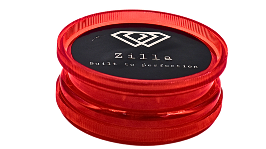 Zilla Red Plastic Grinder(2 Layer-Small)