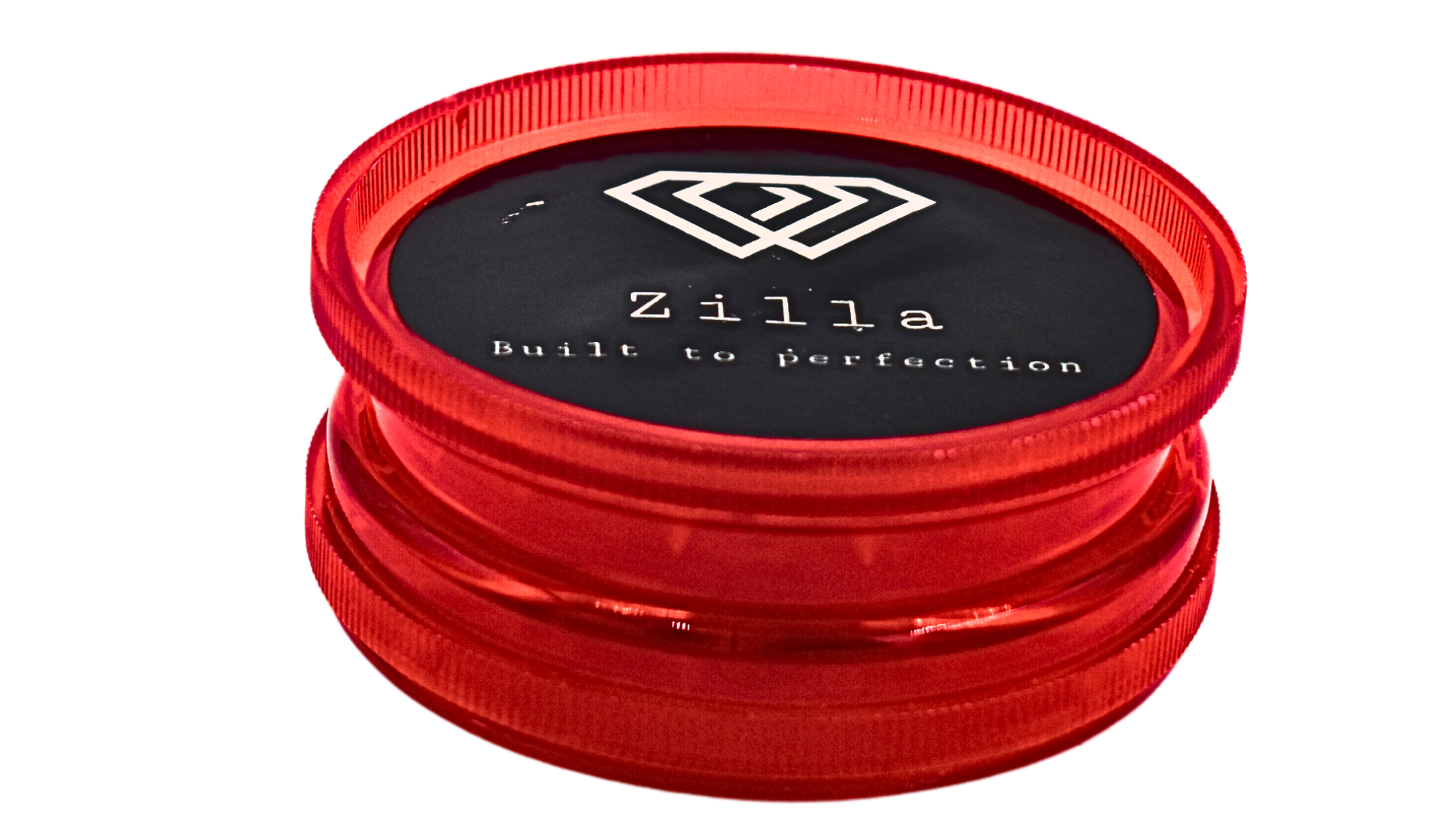 Zilla Red Plastic Grinder(2 Layer-Small) - Bittchaser