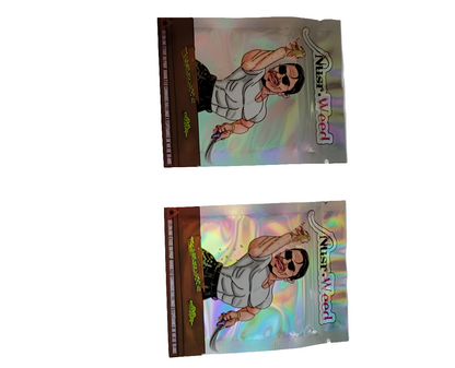 Mylar Smell Proof Ziplock Bags Size (7x10cm) - (100pcs Bundle)