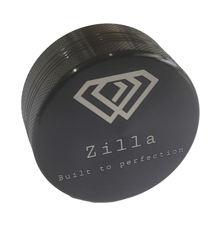 Zilla 55mm (Medium) 2-Part Zinc Shredder Metallic Alloy Herb Grinders