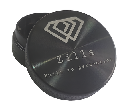 Zilla 55mm (Medium) 2-Part Zinc Shredder Metallic Alloy Herb Grinders