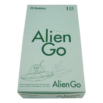 Alien Go 1 1/4 Size Green Rolling Papers