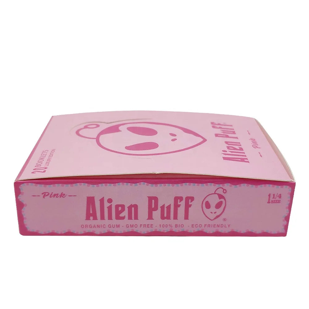 Alien Puff 1 1/4 Size Pink Rolling Papers