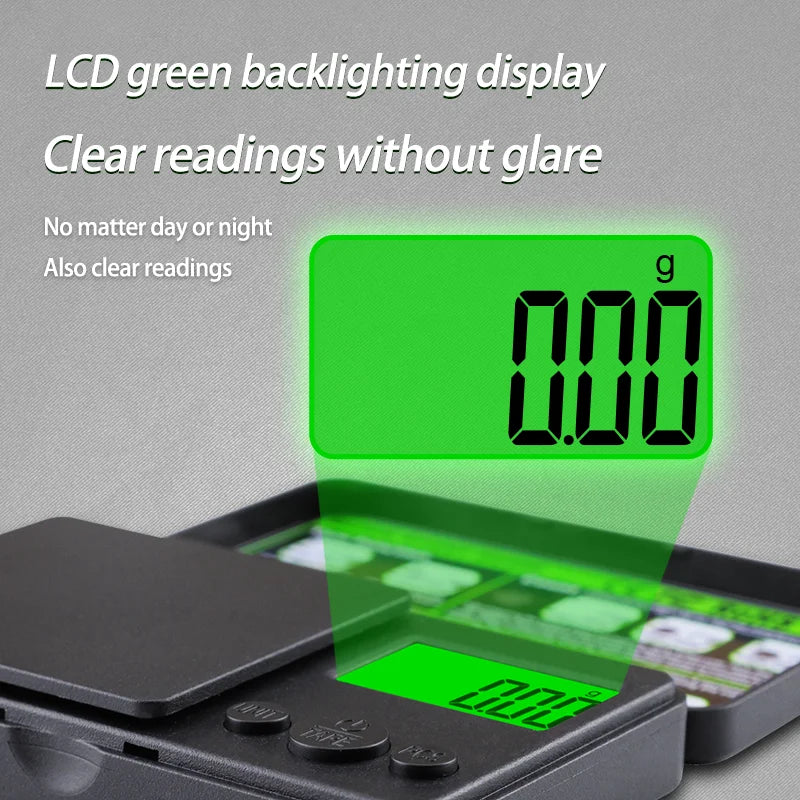 Zilla Top Flip  Precision Digital Pocket Scale (0.01g-1kg)