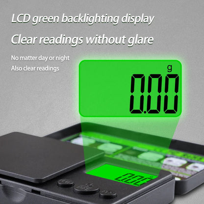 Zilla Top Flip  Precision Digital Pocket Scale (0.01g-1kg)