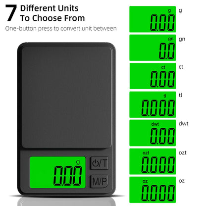 Zilla Mini Size Precision Digital Scale (0.01g-1kg)
