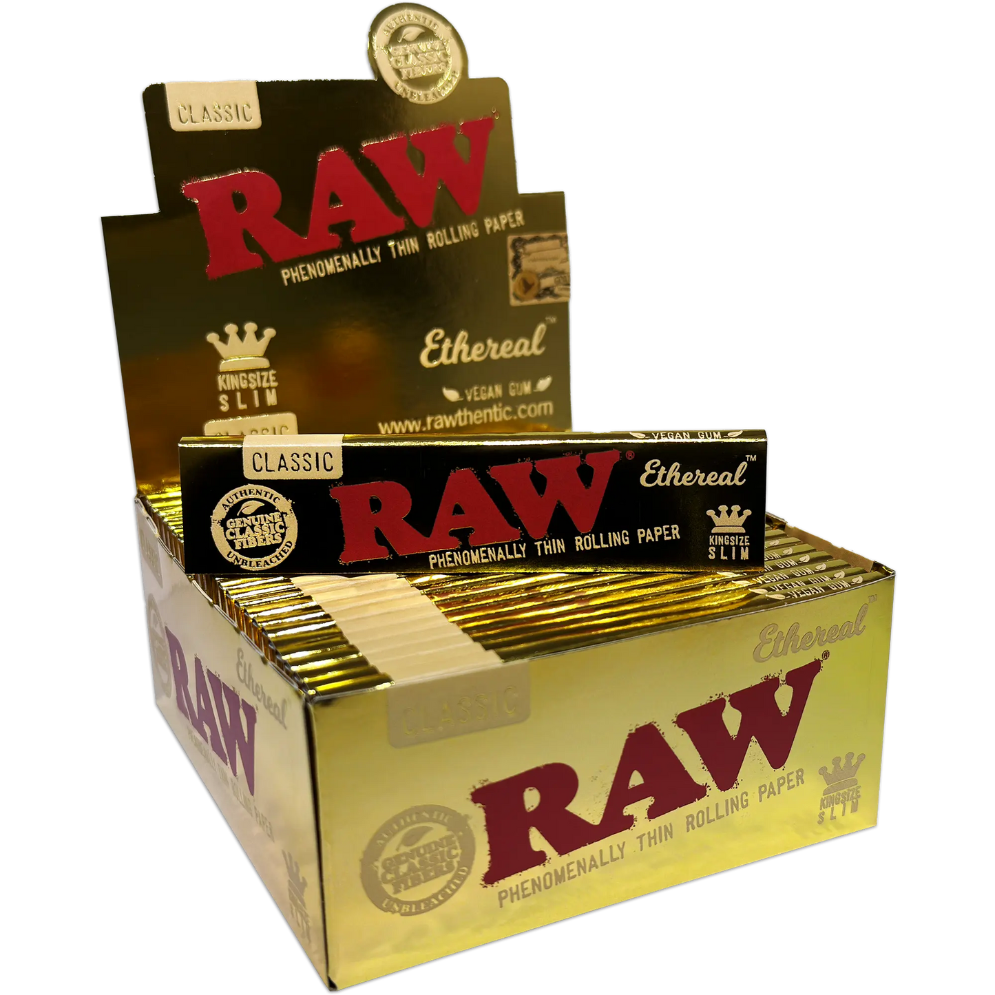 Raw Ethereal Papers King Size Slim Rolling Papers