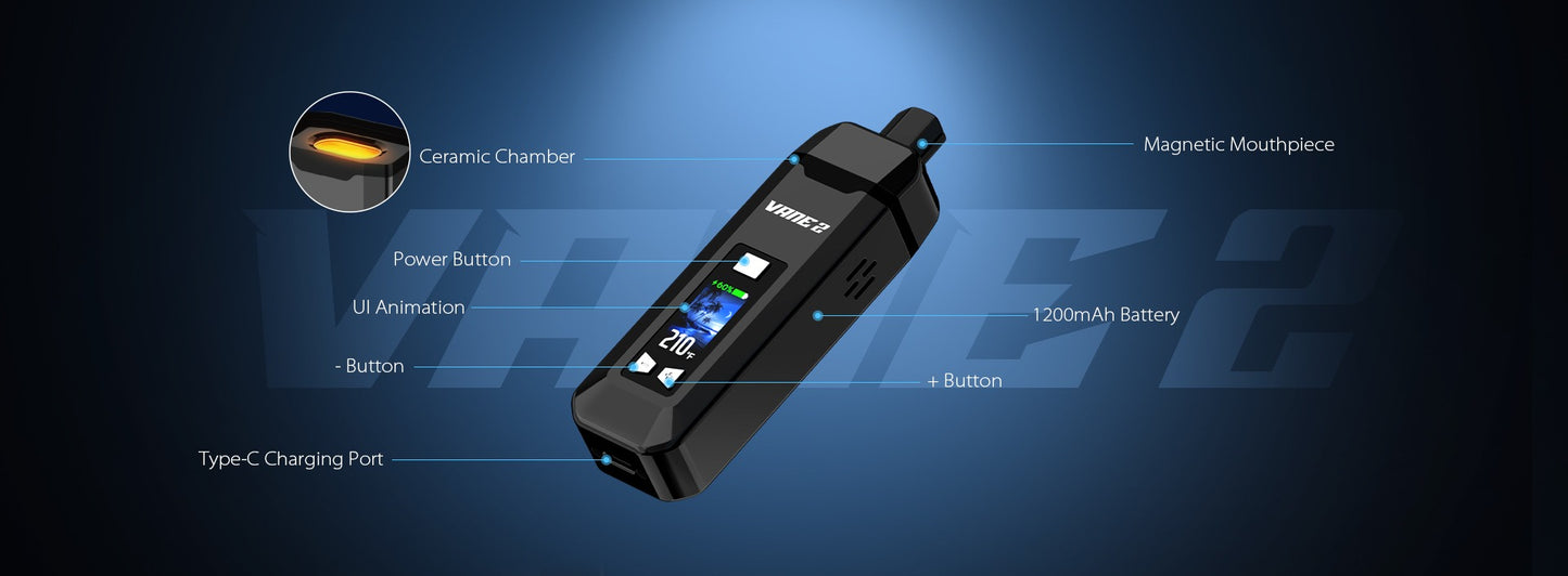 Yocan Vane 2 Dry Herb Vaporizer