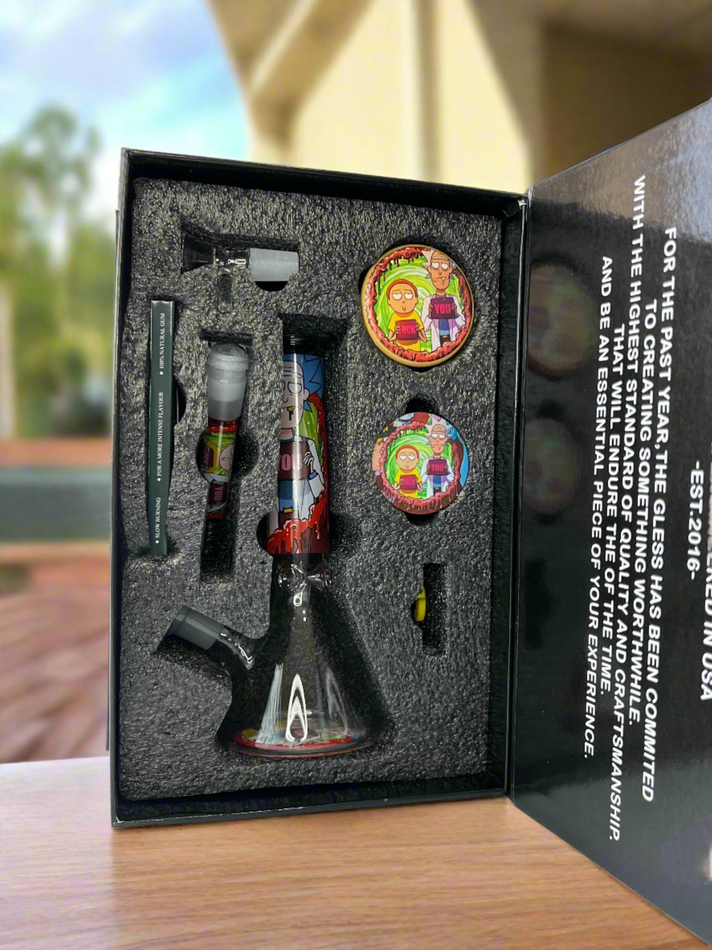 11" Glass Bong Kit