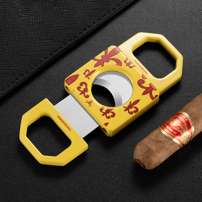 Double Blade Stainless Steel Alloy V-Cutter Cigar Cutter