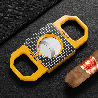 Double Blade Stainless Steel Alloy V-Cutter Cigar Cutter