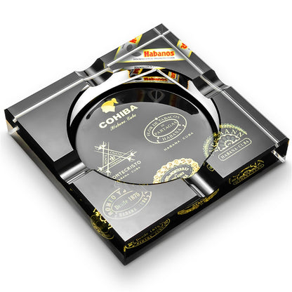 Black Cohiba Cigar Ashtray