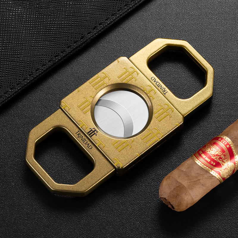 Double Blade Stainless Steel Alloy V-Cutter Cigar Cutter