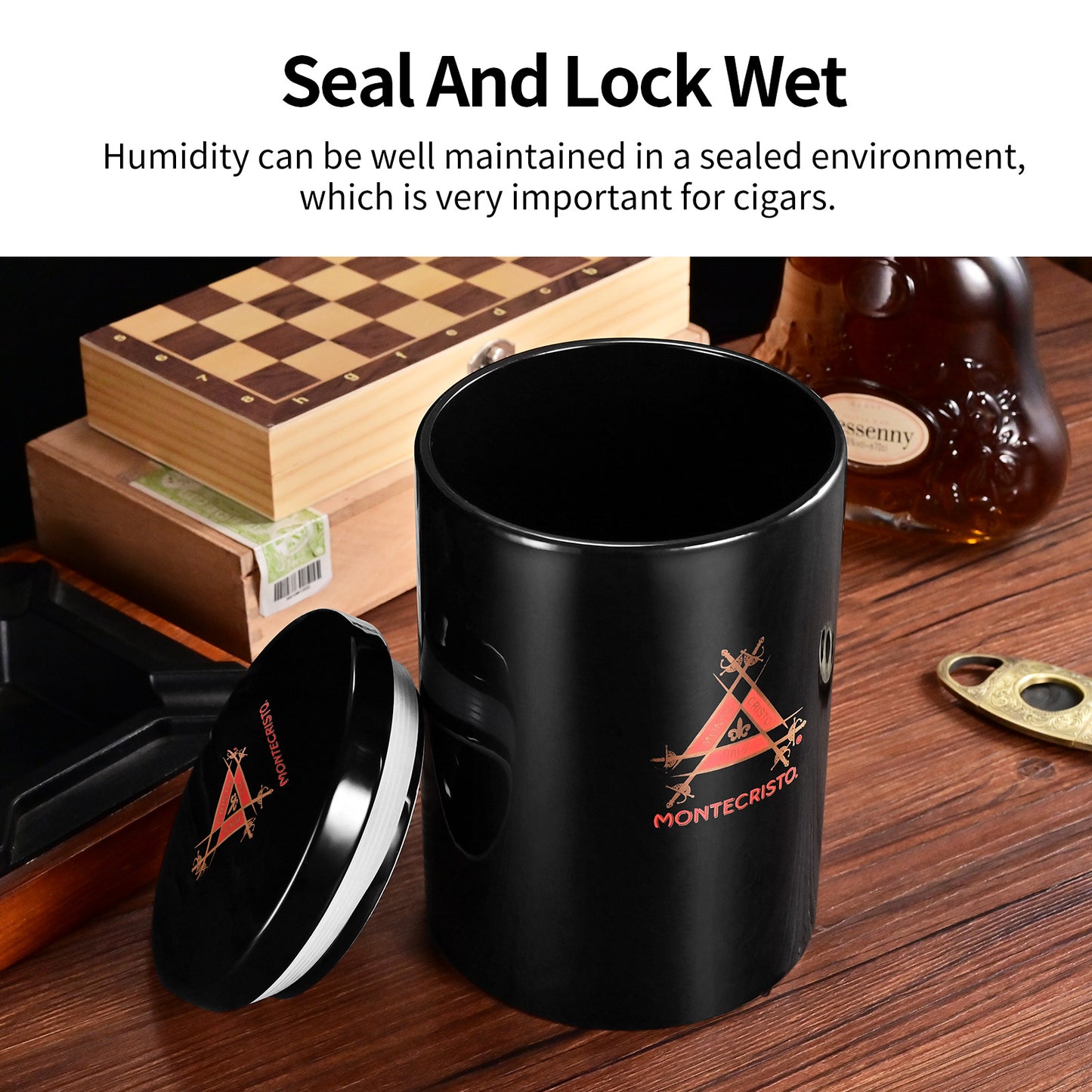 Montecristo Ceramic Storage Jar - 25 Cigars