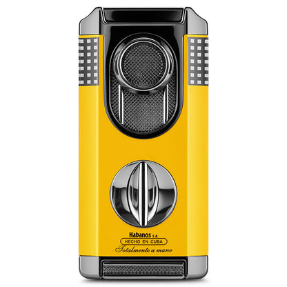 Cigar Lighter Windproof Three-In-One V Shear Multi-Function Zinc Alloy Lighter