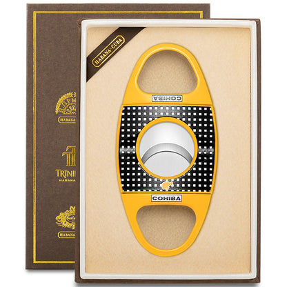 Double Edged V-Shaped Alloy Cigar Cutter - Bittchaser Smoke Shop