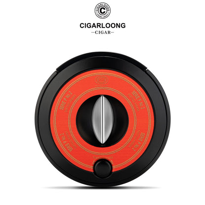 Space-Age Portable Cigar Cutter with Double-Edged Blades