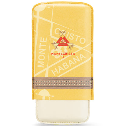 Legend Genuine Leather Cigar Case - Holds 3 Cigars