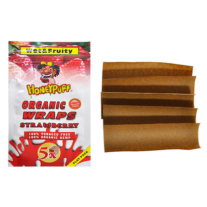 Honeypuff Flavored Blunt Wraps - (5 Wraps Per Pack)