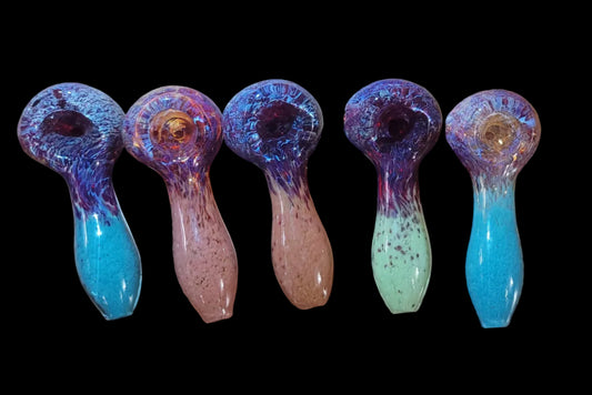 Stormy 4" Glass Hand Pipes - Bittchaser Smoke Shop