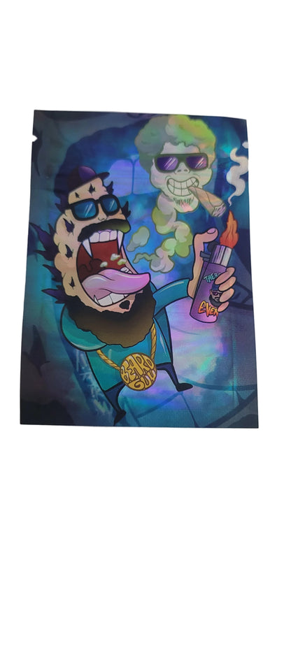 Mylar Smell Proof Ziplock Bags Size (7x10cm) - (100pcs Bundle) - Bittchaser Smoke Shop