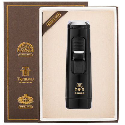 COHIBA Cigar Torch Lighter 4 Torch Jet Flame Refillable