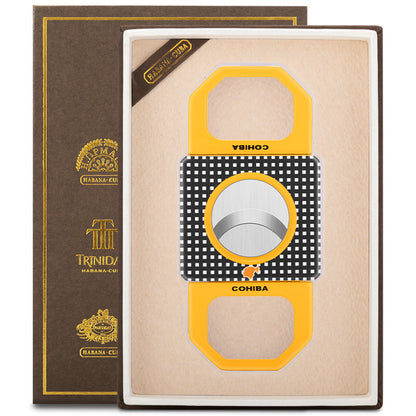 Double Blade Stainless Steel Alloy V-Cutter Cigar Cutter