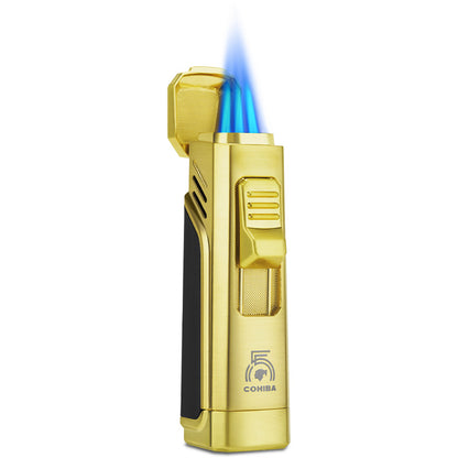COHIBA Cigar Torch Lighter 4 Torch Jet Flame Refillable