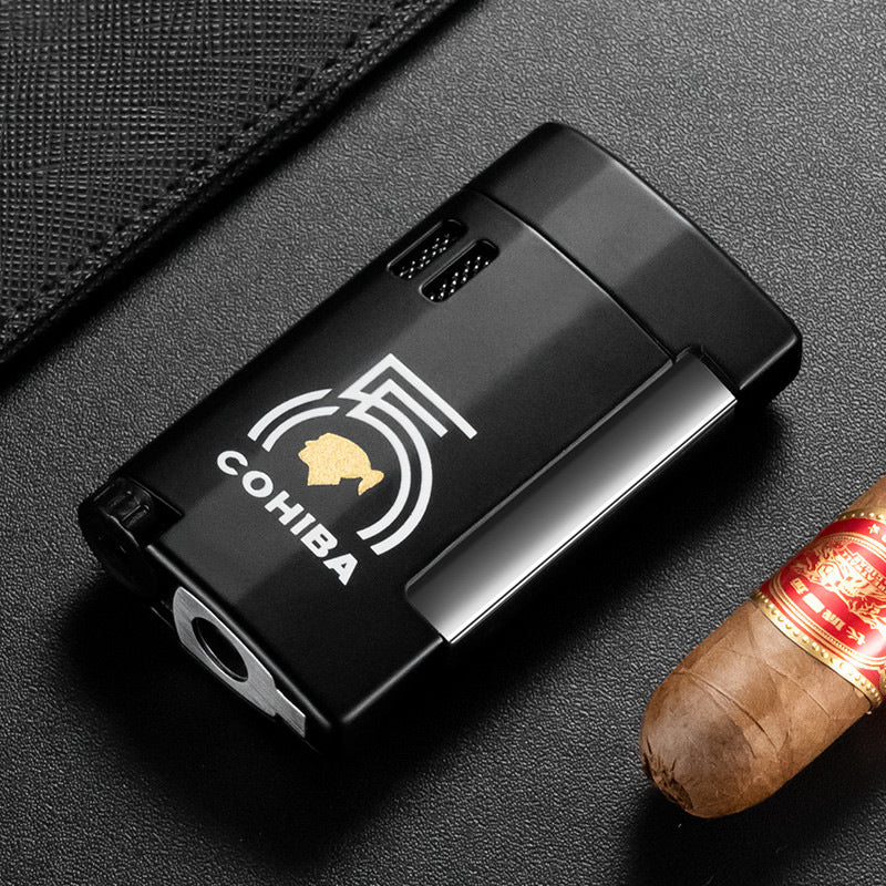 Single Jet Flame Refillable Cigar Lighter