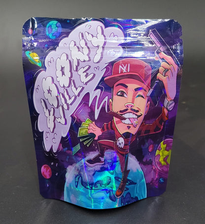 Mylar Smell Proof Ziplock Bags - 3.5g (100pcs Bundle)