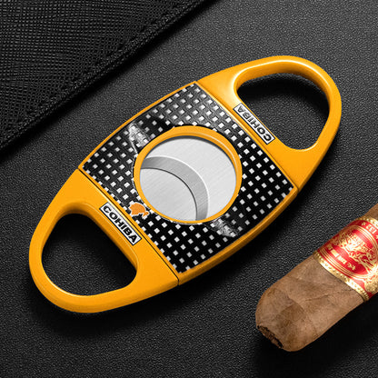 Double Edged V-Shaped Alloy Cigar Cutter - Bittchaser Smoke Shop
