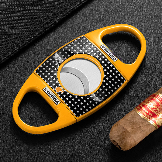 Double Edged V-Shaped Alloy Cigar Cutter