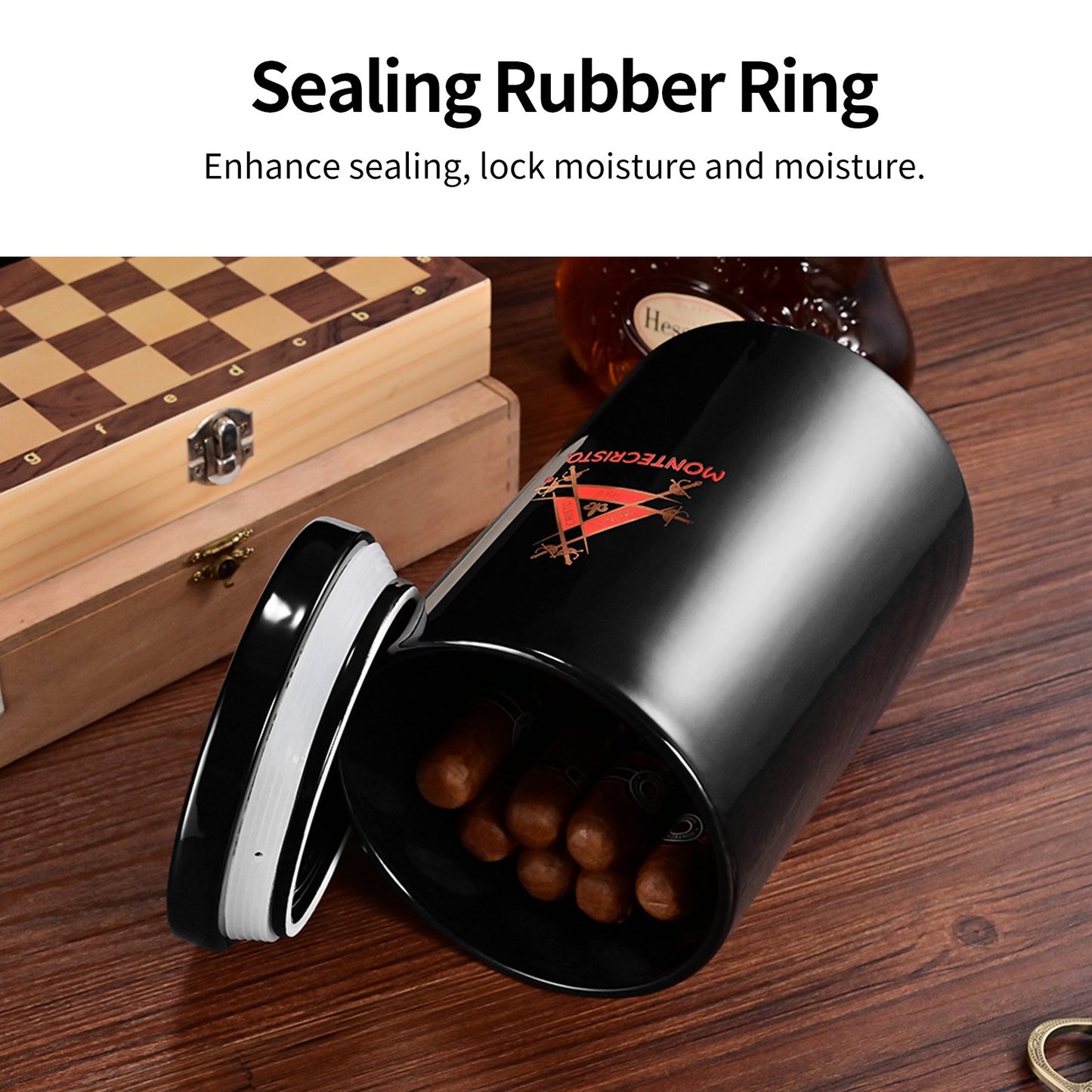 Montecristo Ceramic Storage Jar - 25 Cigars