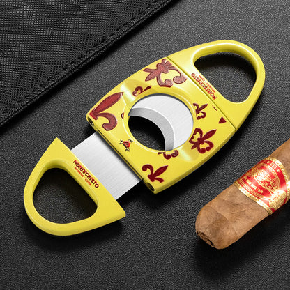 Double Edged V-Shaped Alloy Cigar Cutter - Bittchaser Smoke Shop