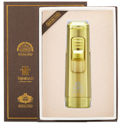 COHIBA Cigar Torch Lighter 4 Torch Jet Flame Refillable