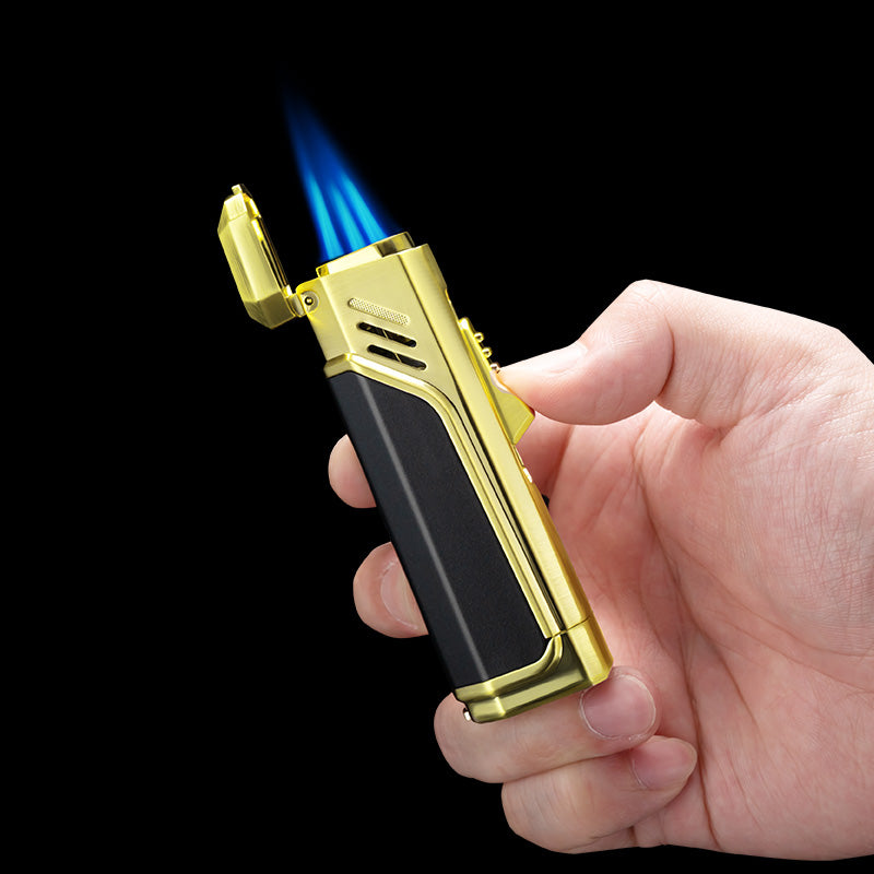 COHIBA Cigar Torch Lighter 4 Torch Jet Flame Refillable