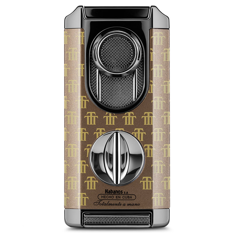 Cigar Lighter Windproof Three-In-One V Shear Multi-Function Zinc Alloy Lighter