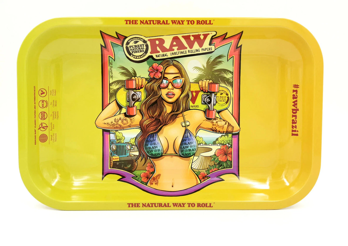 Raw Signature Rolling Trays Collection (Large 14" x11")
