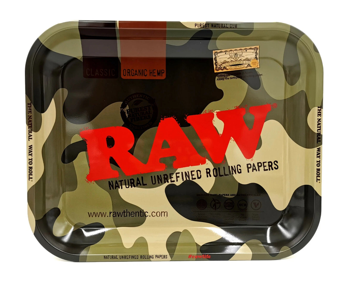 Raw Signature Rolling Trays Collection (Large 14" x11")