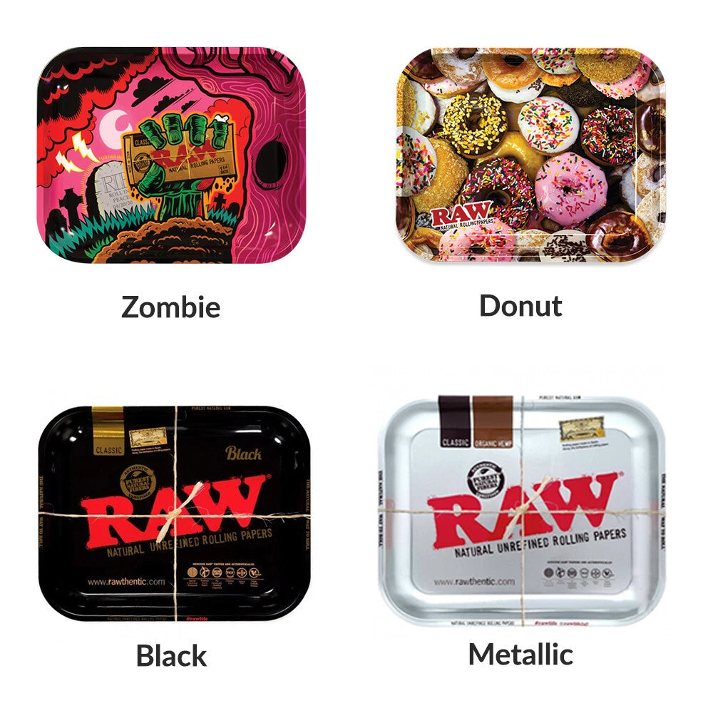 Raw Signature Rolling Trays Collection (Large 14" x11")