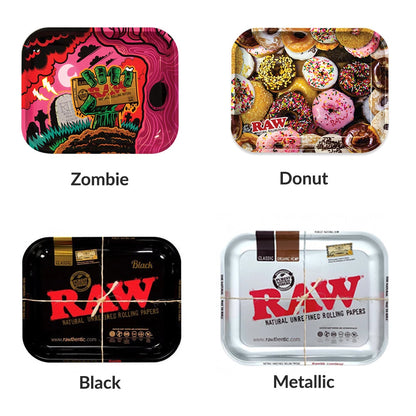 Raw Signature Rolling Trays Collection (Large 14" x11")