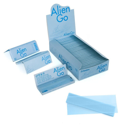 Alien Go 1 1/4 Size Blue Rolling Papers