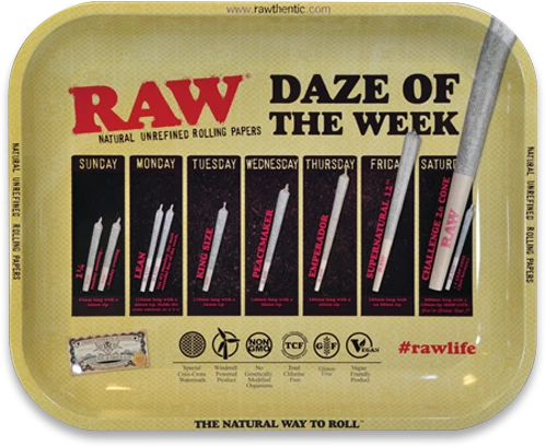 Raw Signature Rolling Trays Collection (Large 14" x11")