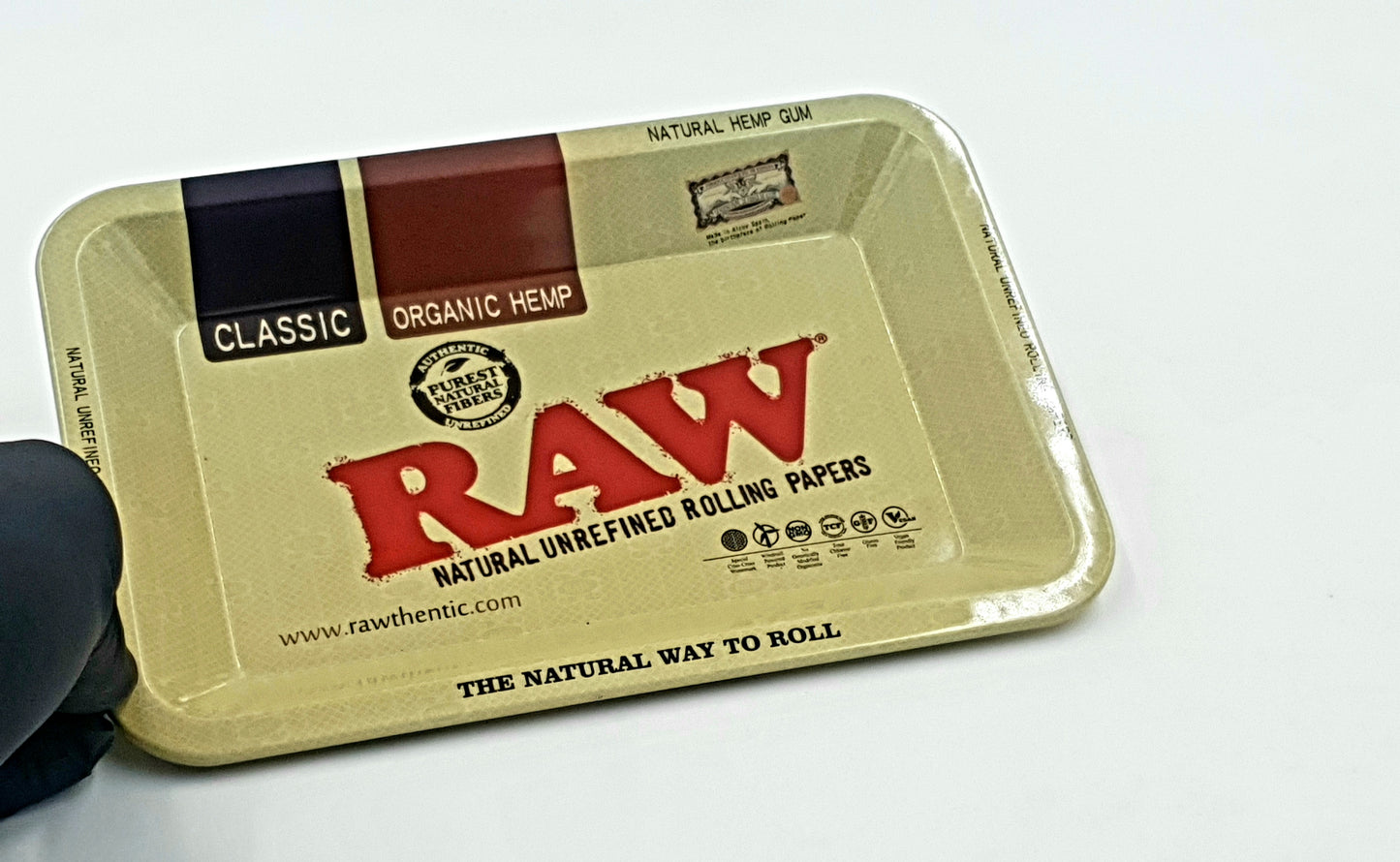 Raw Classic Brown Rolling Tray - Large - Bittchaser Smoke Shop