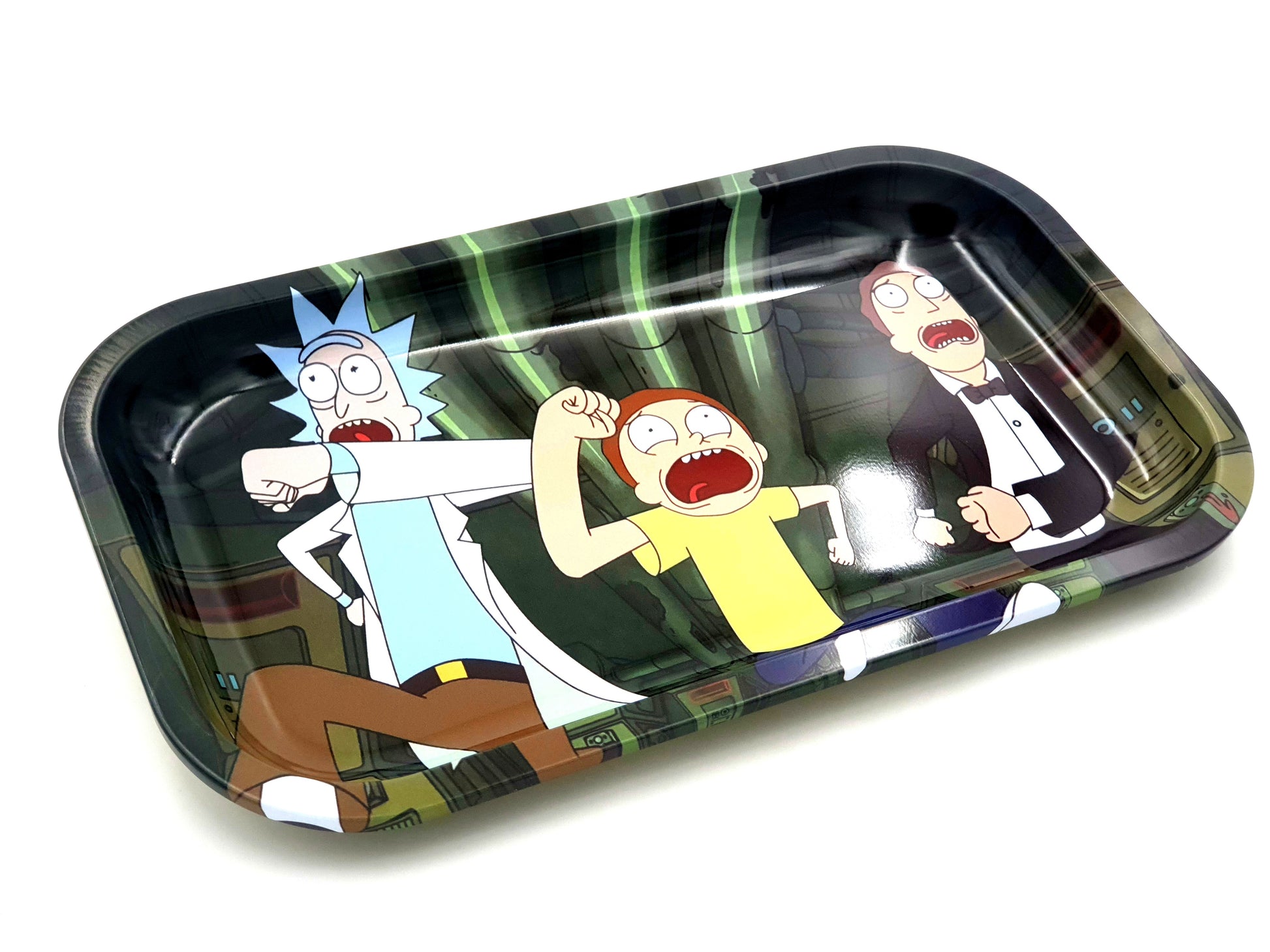 R&M Classic Design Rolling Tray - Large - Bittchaser Smoke Shop
