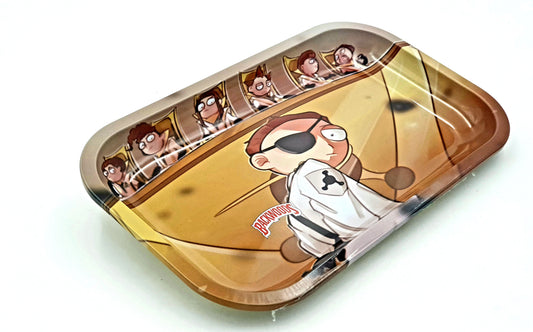 Rick & Morty Classic Design Rolling Tray - Large - Bittchaser Smoke Shop