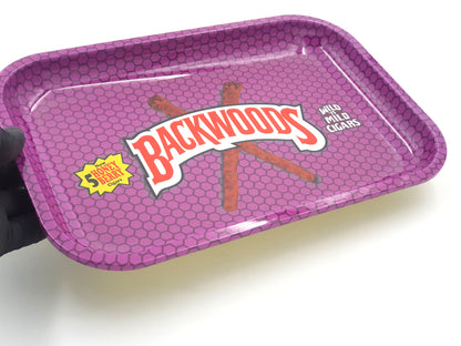 Backwoods Honey Berry Purple Rolling Tray - Large - Bittchaser Smoke Shop