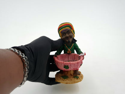 Unique Jamaican Resin Ashtray - Bittchaser Smoke Shop