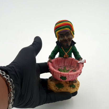 Unique Jamaican Resin Ashtray - Bittchaser Smoke Shop